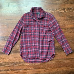 Madewell classic plaid button down